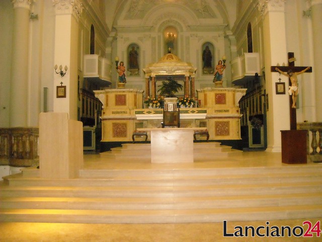 Lanciano, nuovo altare per la chiesa di Santa Giovina
